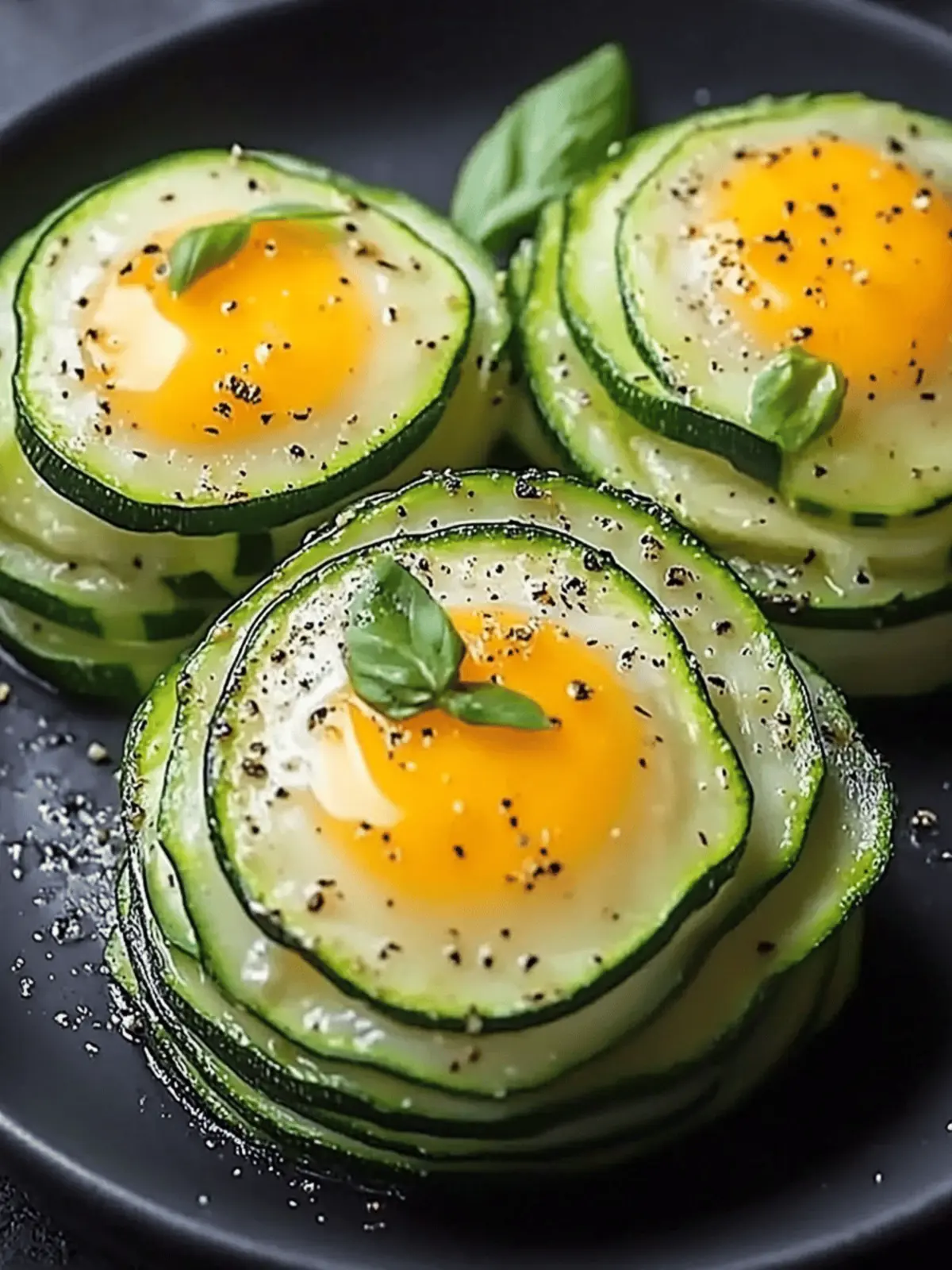 Zucchini Ei Nester: Schnelle und gesunde Eiernestchen 5 Zucchini Ei Nester