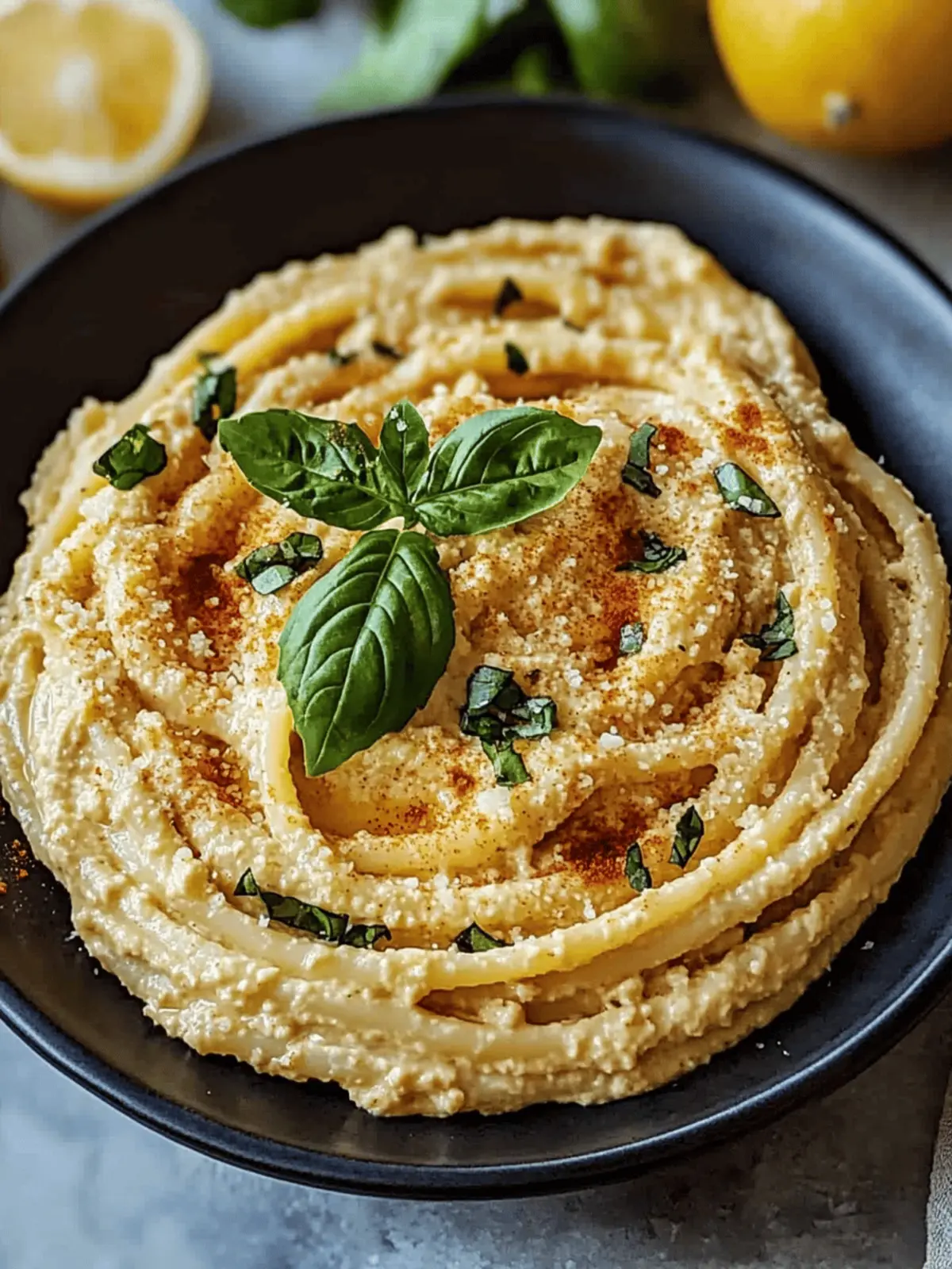 Zitronige Hummus-Pasta für schnelle Genussmomente 3 Zitronige Hummus-Pasta