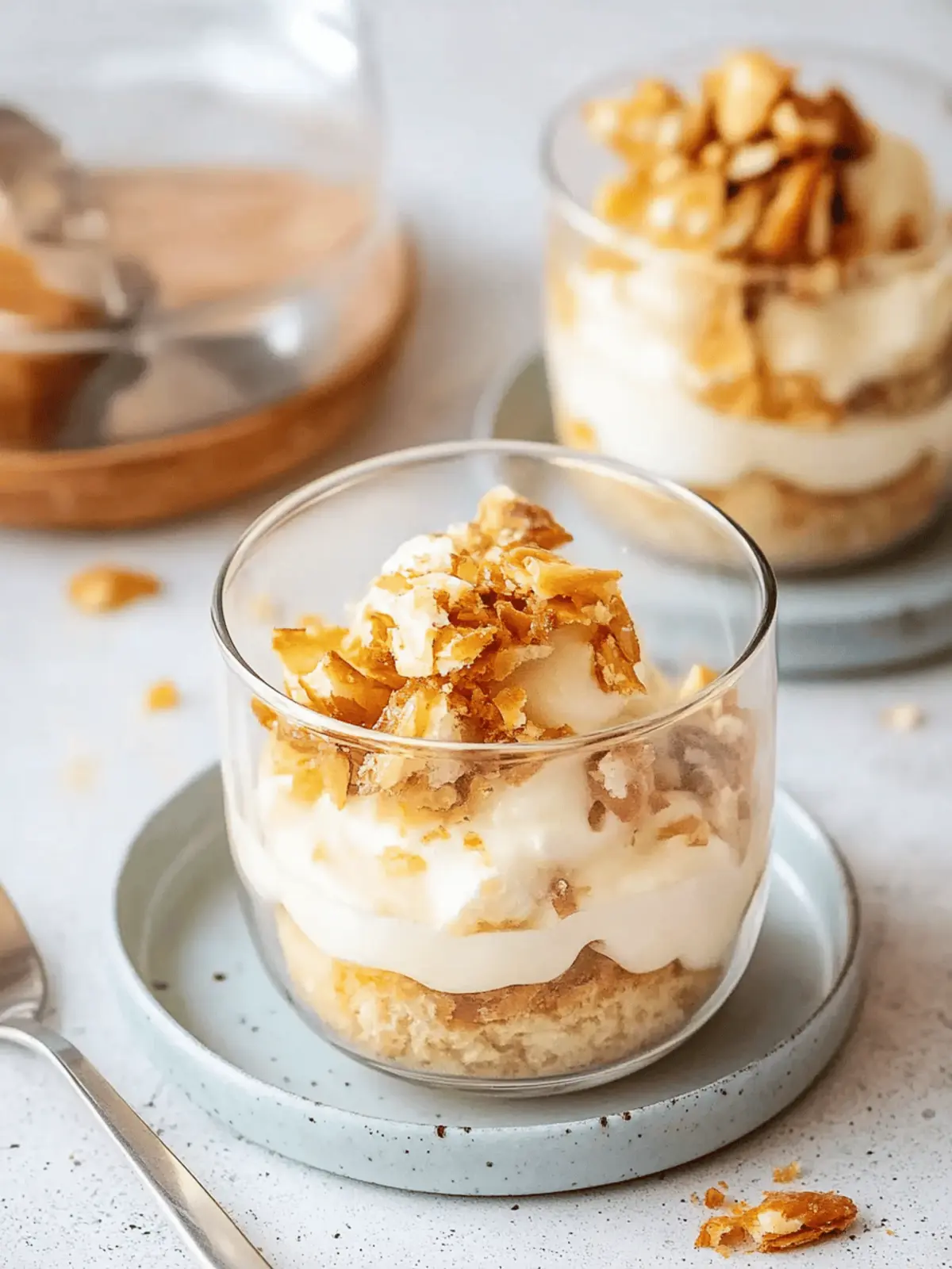 Bienenstich-Dessert – mit Löffelbiskuit