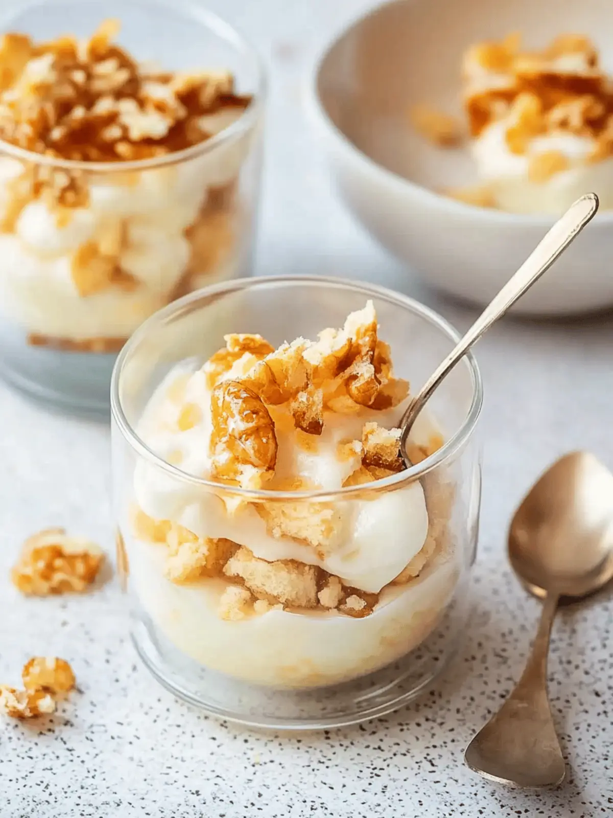 Bienenstich-Dessert – mit Löffelbiskuit