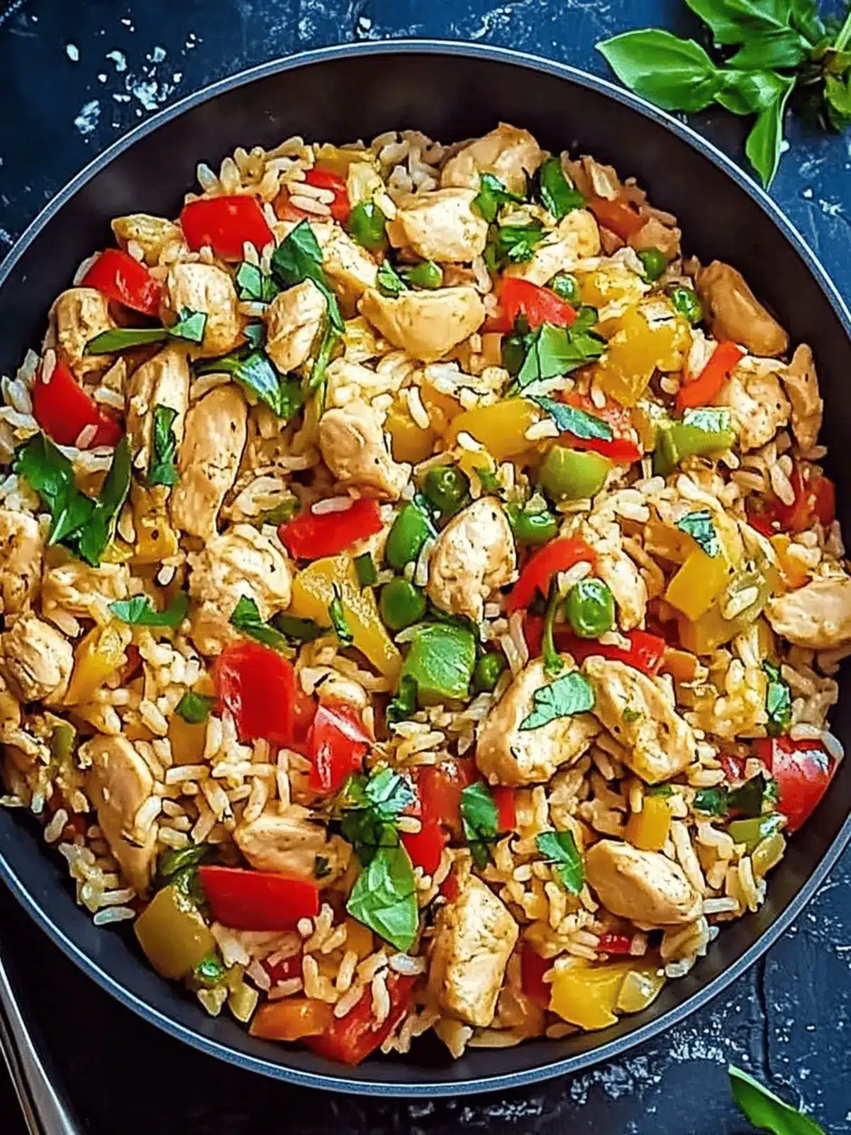 Schnelle Reispfanne Hähnchen Gemüse für die ganze Familie 4 Schnelle Reispfanne Hähnchen Gemüse