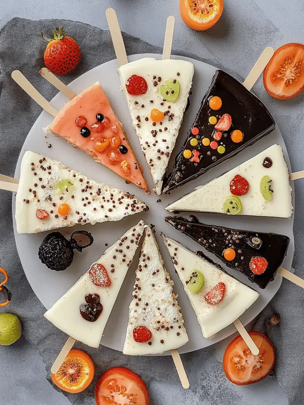 Herbstliche Cheesecake-Pops für Halloween 4 herbst