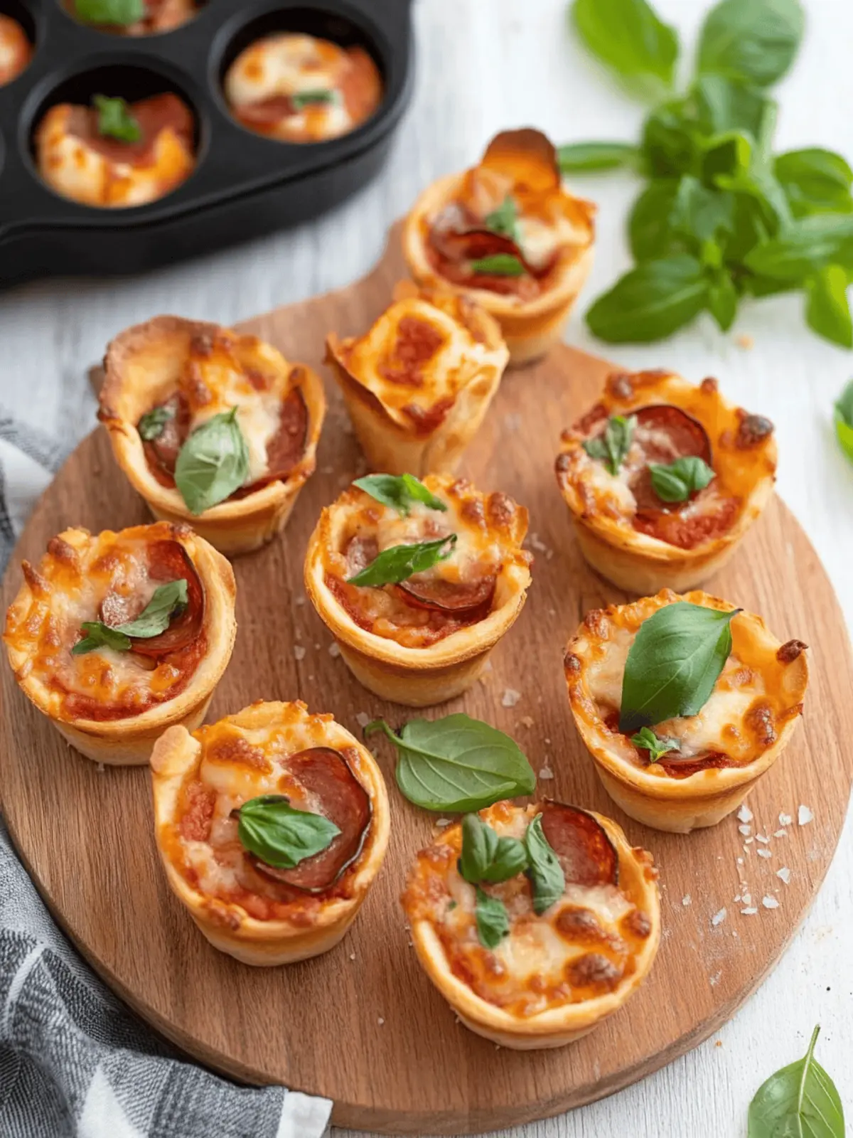 Schnelle Pizza-Muffins für jeden Snack-Moment 2 Schnelle Pizza-Muffins