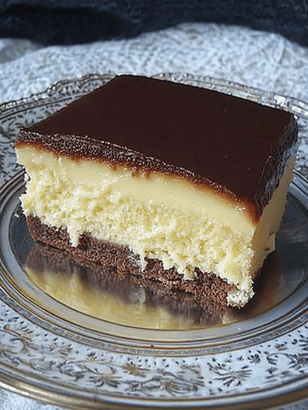 Schoko-Pudding-Kuchen vom Blech