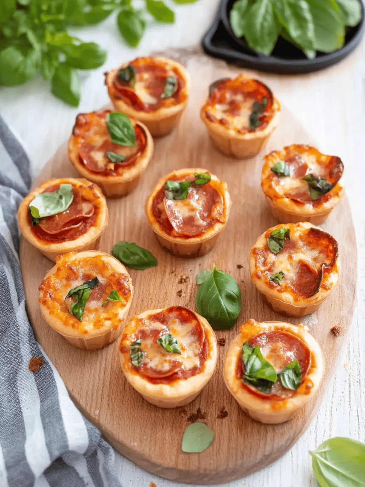 Schnelle Pizza-Muffins für jeden Snack-Moment 4 Schnelle Pizza-Muffins