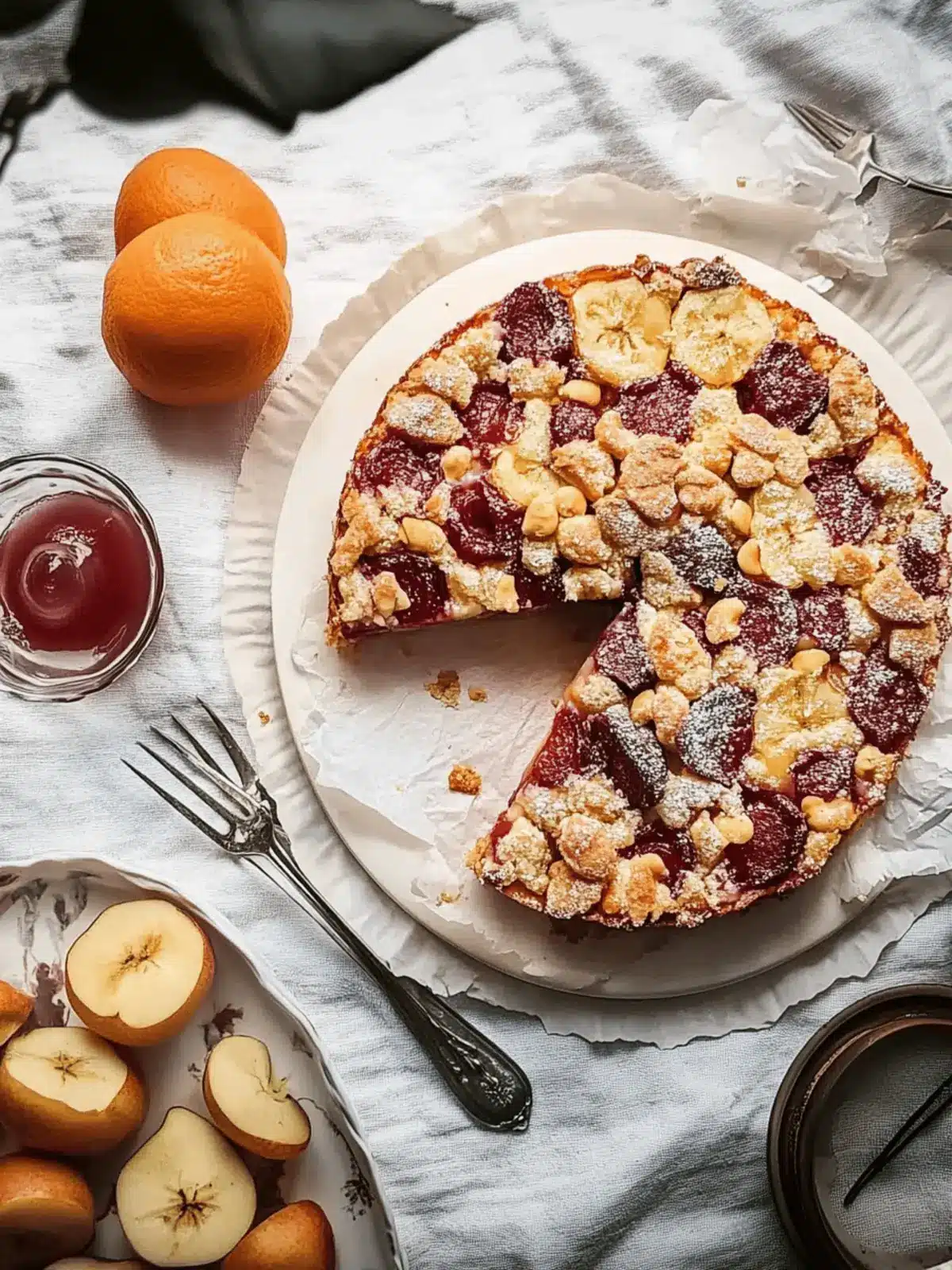 Zwetschgenkuchen mit Rührteig und Streuseln leicht gemacht 4 Zwetschgenkuchen mit Rührteig und Streuseln