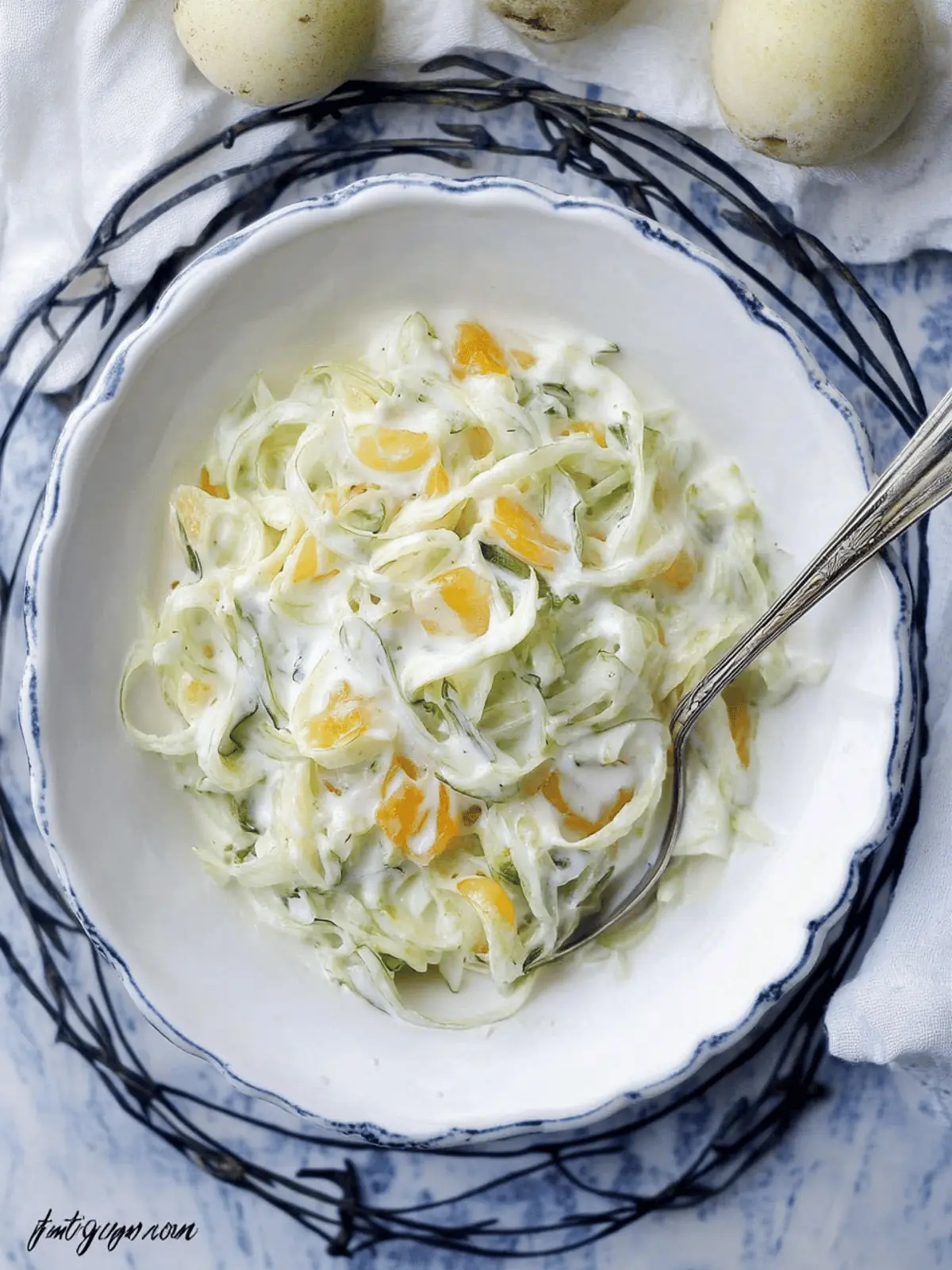 Fruchtiger Porree Salat