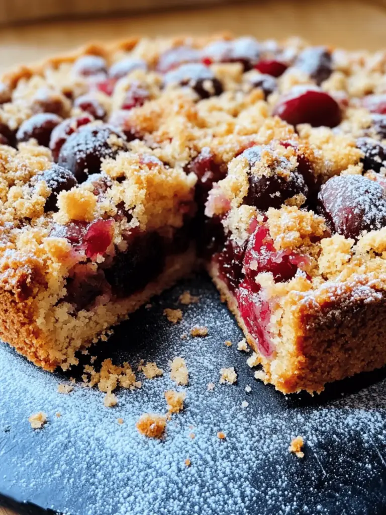 Classic plum cake with crumbs - just like grandma!