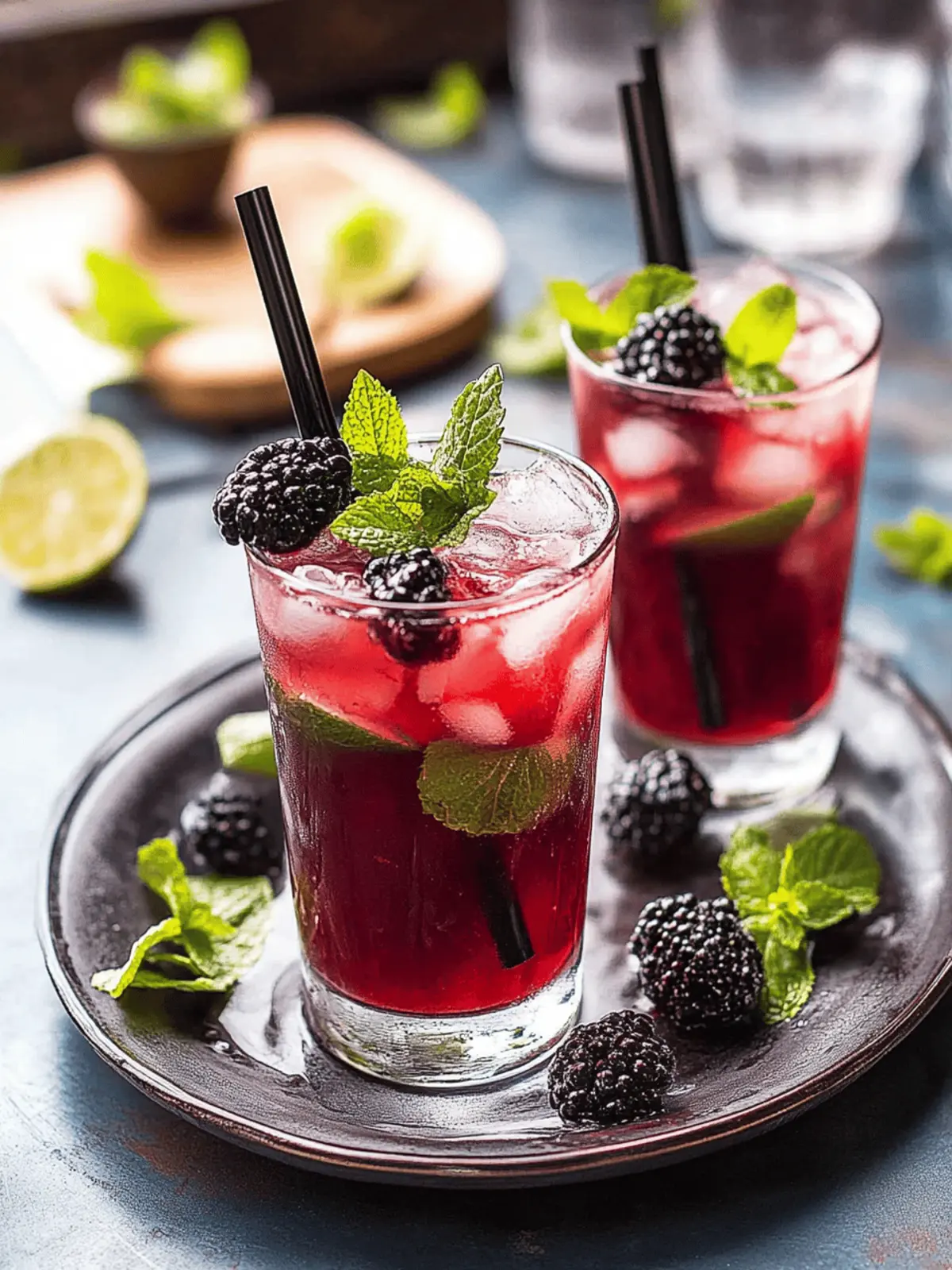 Brombeere Mojito