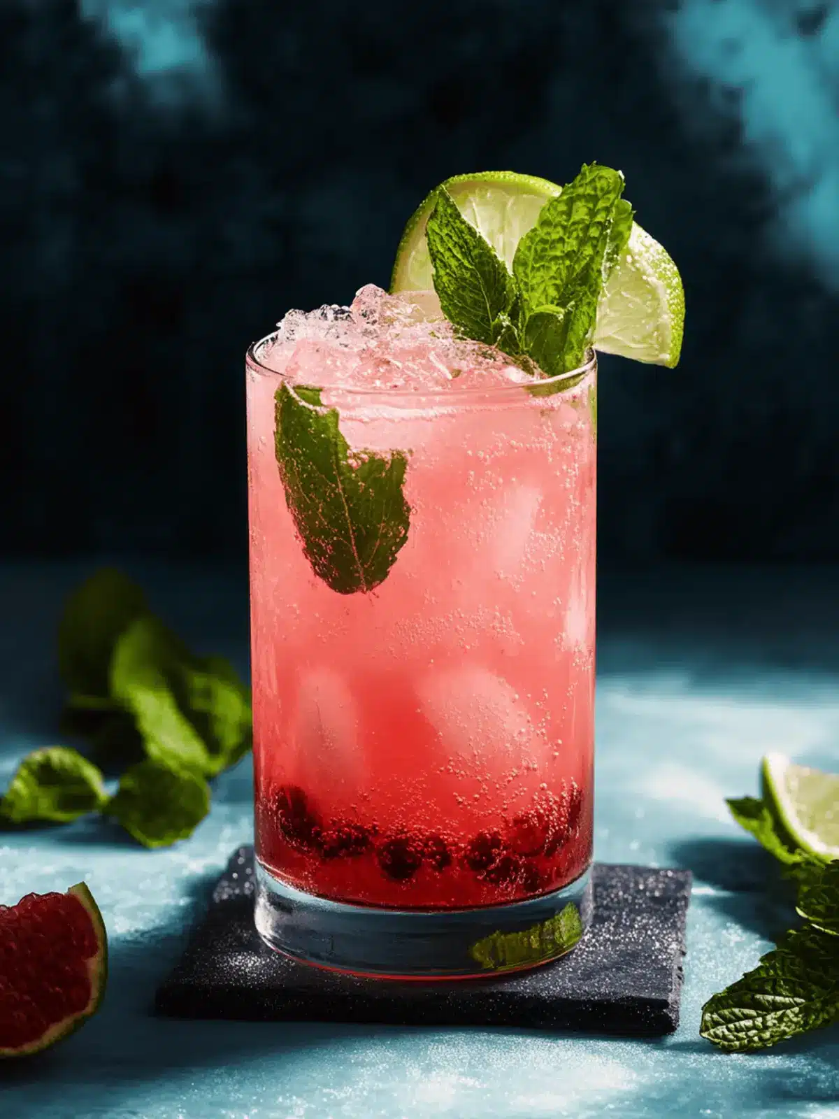 Granatapfel Mojito Mocktail