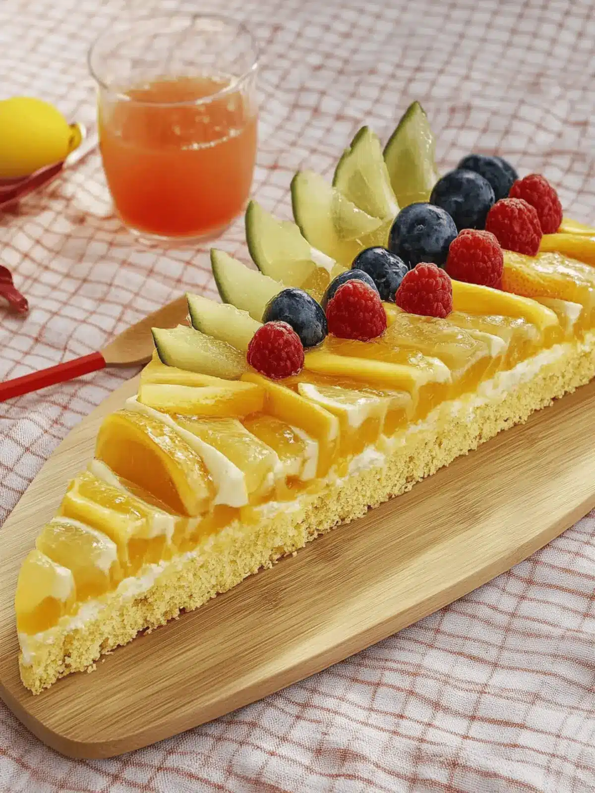 Obstkuchen zum Schulanfang