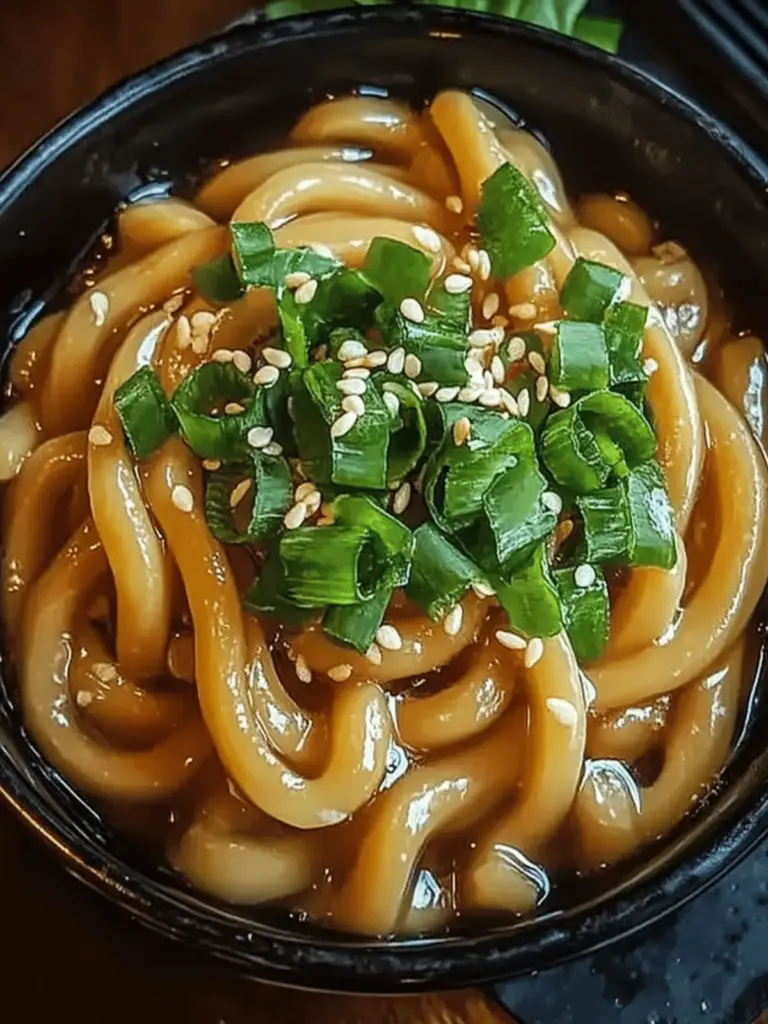 Erdnussbutter Udon Nudeln