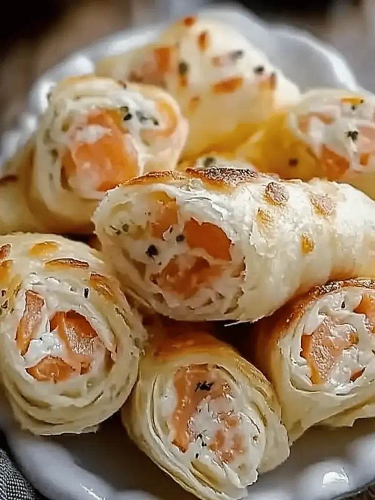 Frischkäse-Rollen