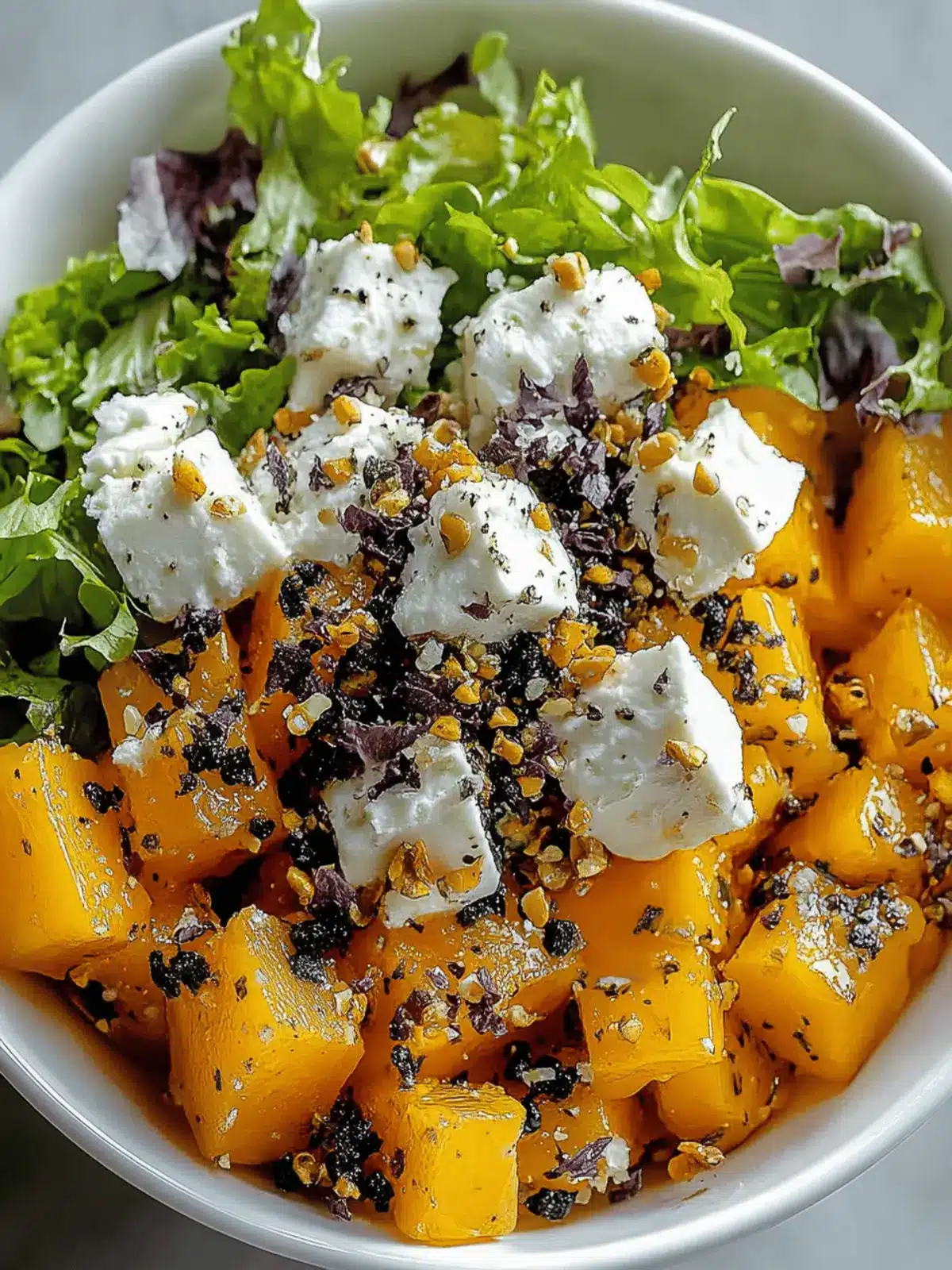 Herbstschüssel mit Ziegenkäse – Veganer Genuss pur 3 Herbstschüssel mit Ziegenkäse