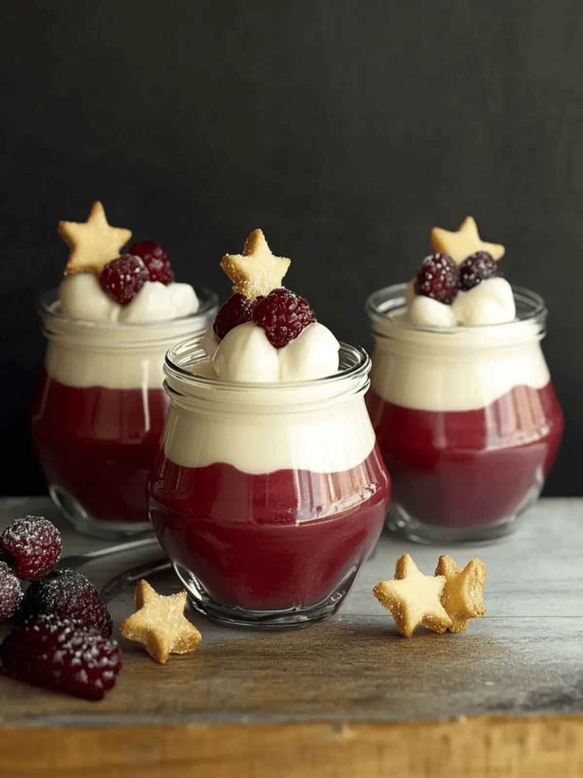 Marzipanmousse mit Zimt-Kirschen für Feste 4 Marzipanmousse mit Zimt-Kirschen