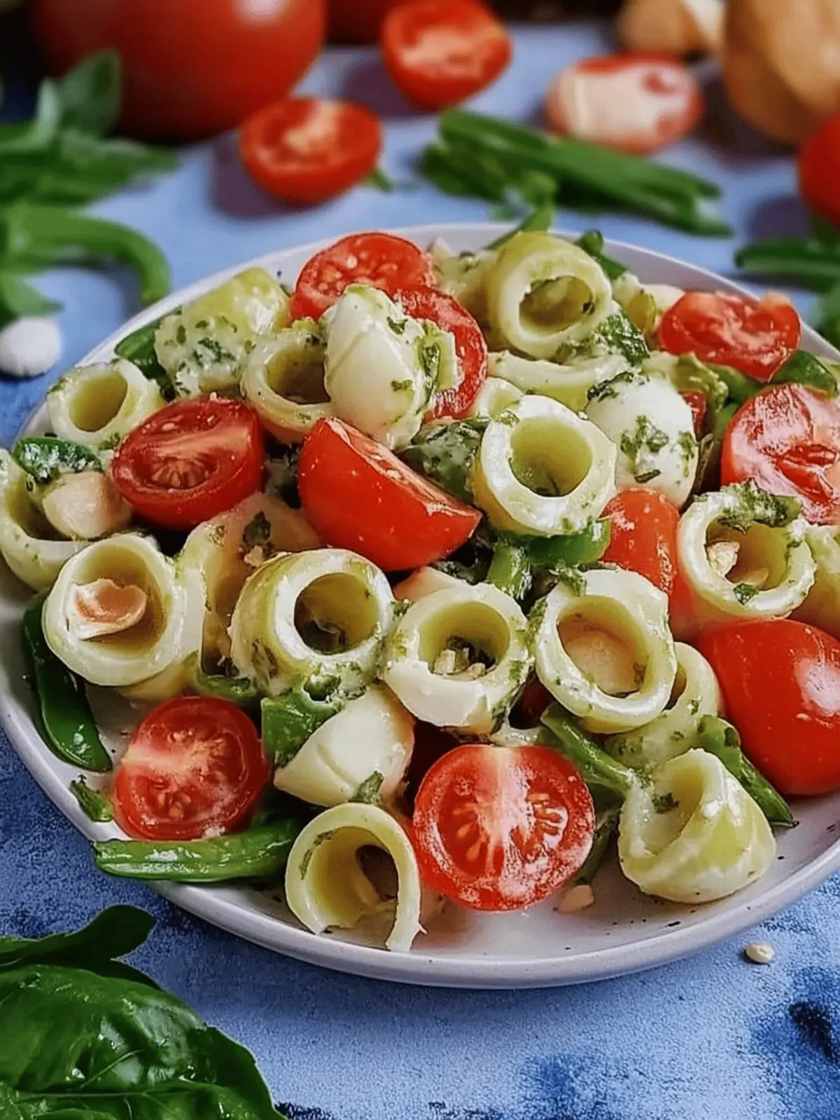 Italienischer Tortellini-Salat mit Pesto Genuss 2 Italienischer Tortellini-Salat mit Pesto
