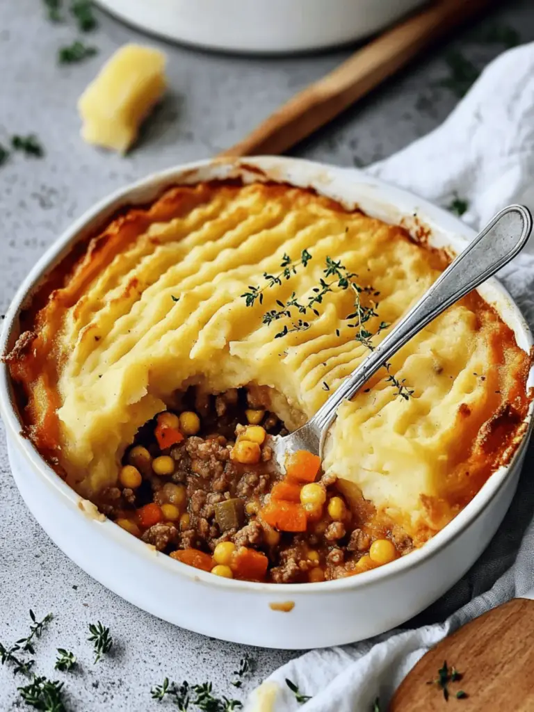 Veganer Shepherd's Pie mit Linsen
