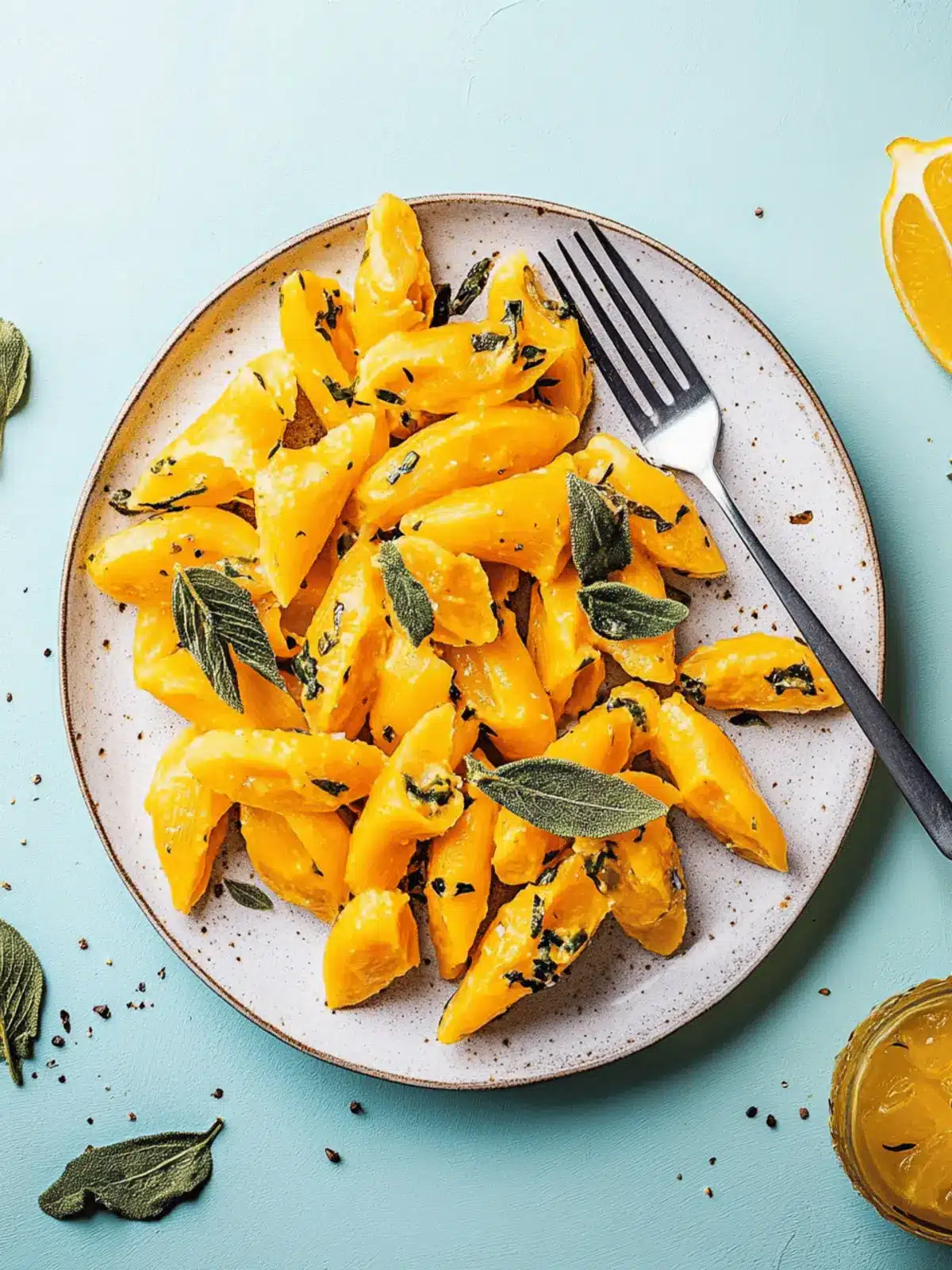 Kürbis Scherennudeln mit Salbei und Chili verzaubern 3 Kürbis Scherennudeln