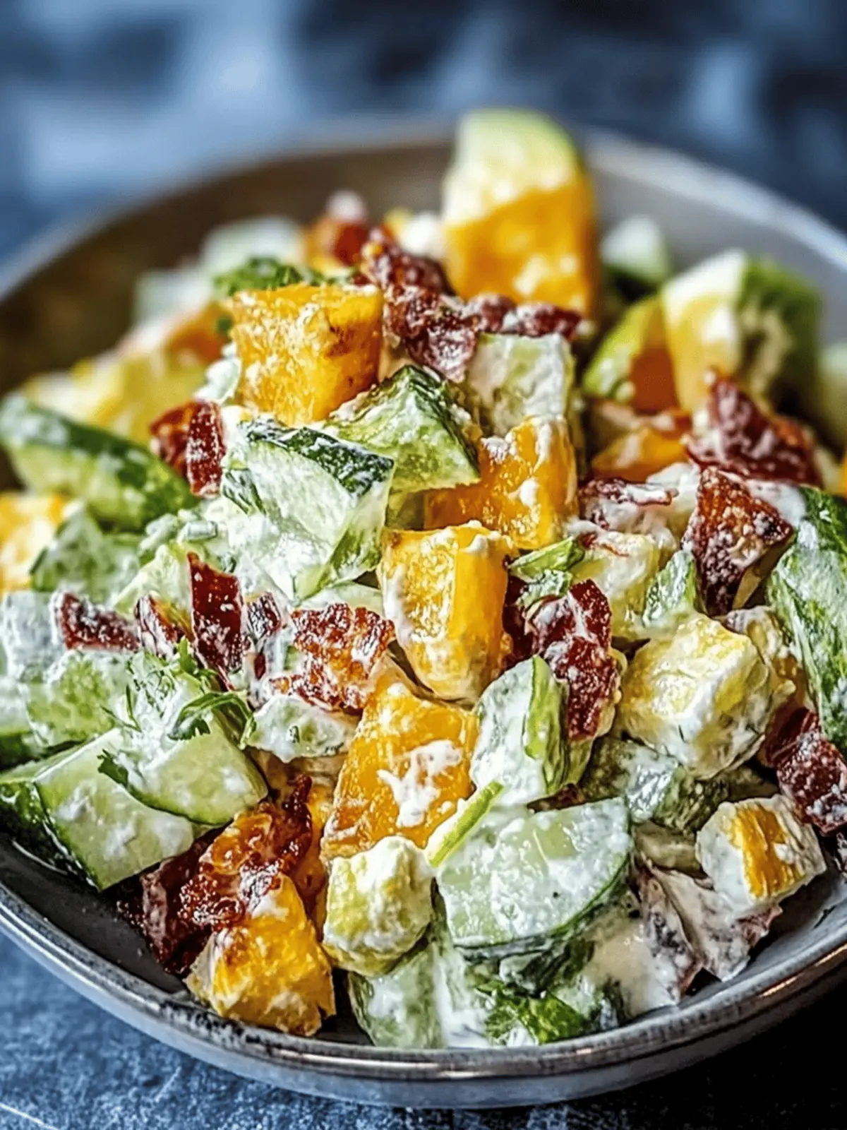 Knuspriger Kartoffelsalat