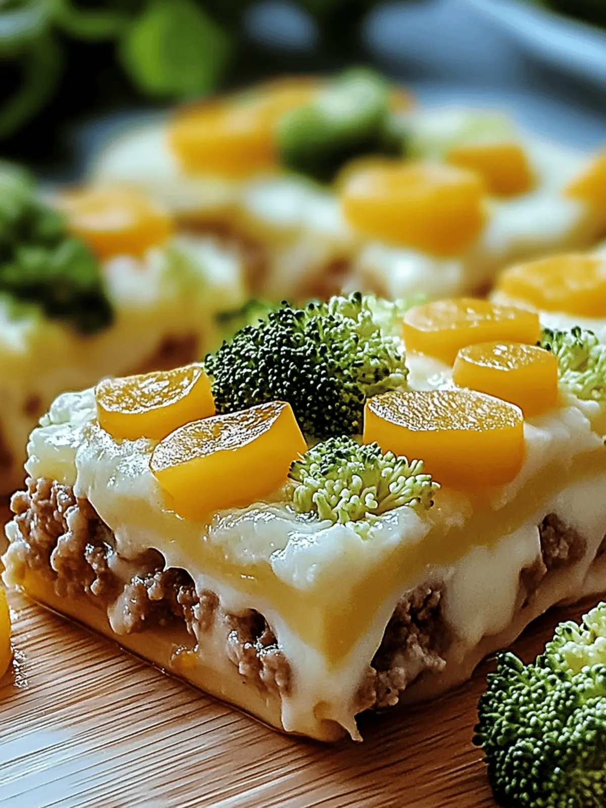 Fitness-Auflauf mit Brokkoli und Hackfleisch