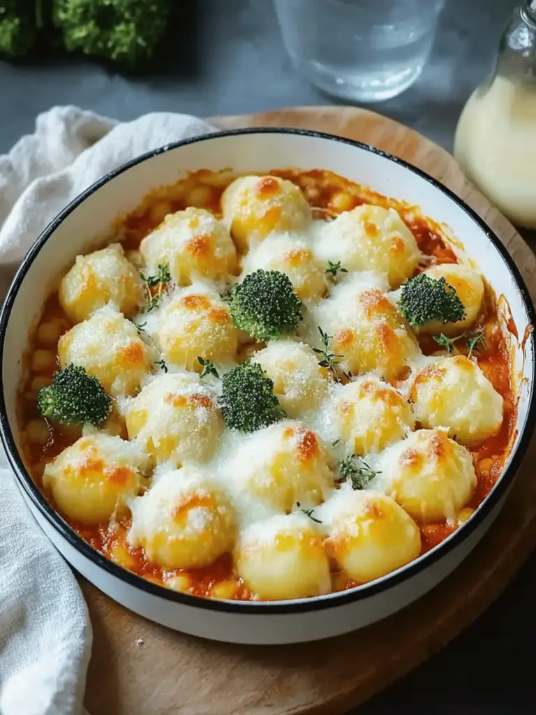 Gnocchi-Auflauf mit Brokkoli