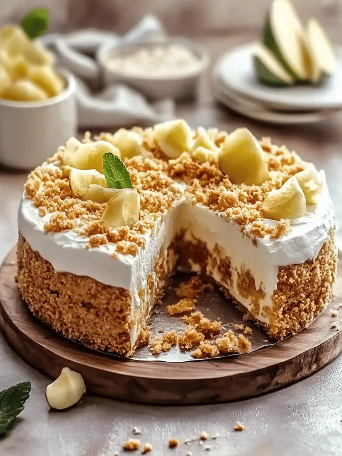 Apfelkrümel-Käsekuchen – Einfaches Dessert für Jeden 3 Apfelkrümel-Käsekuchen