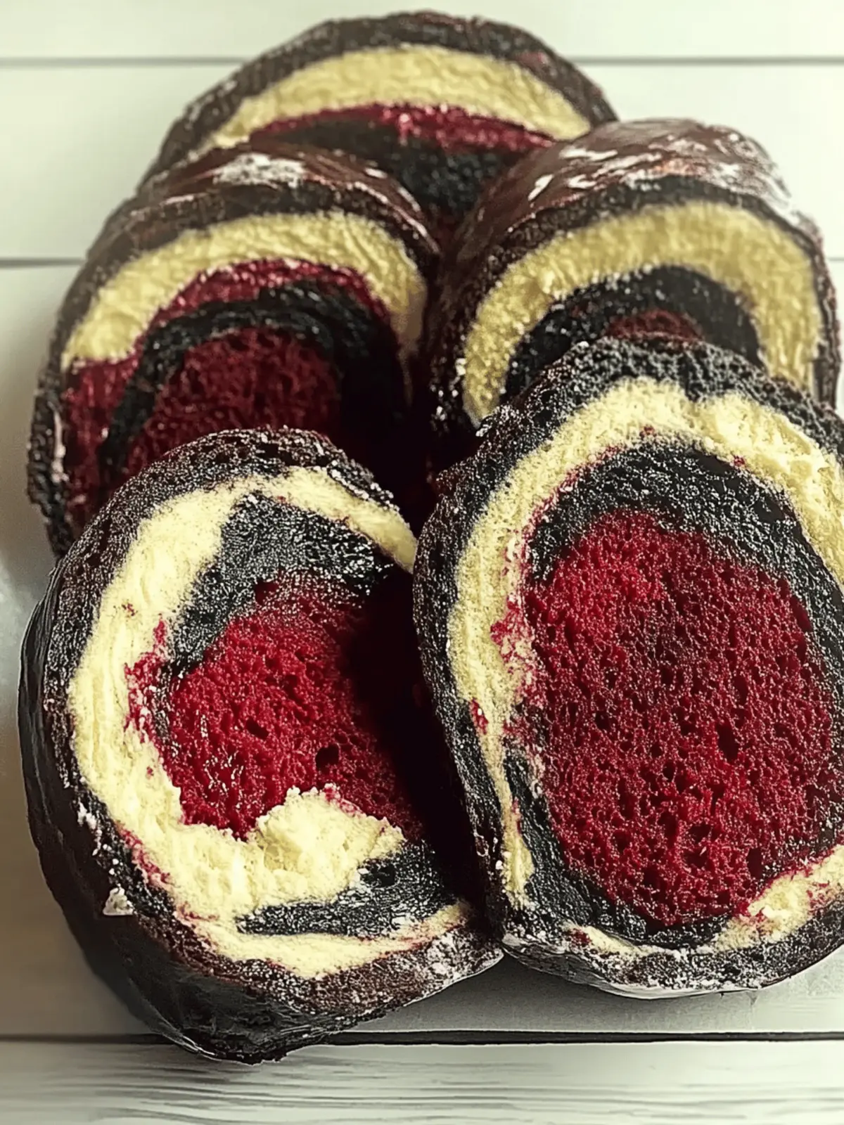 Vampirisches Brot für eine gruselige Party