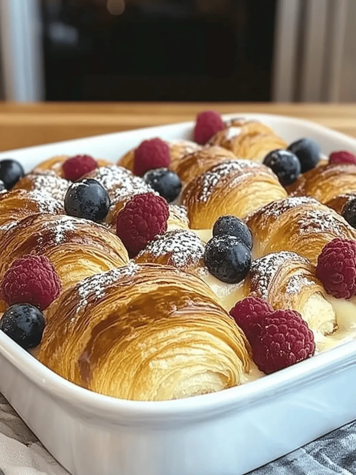 Himmlischer Croissant-Auflauf