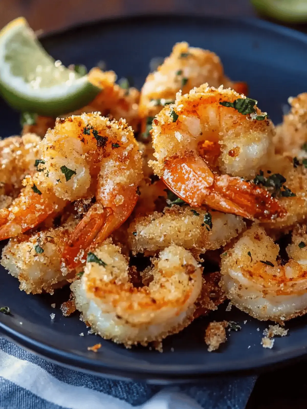 Knusprige Airfryer Garnelen in 10 Minuten 4 Airfryer Garnelen