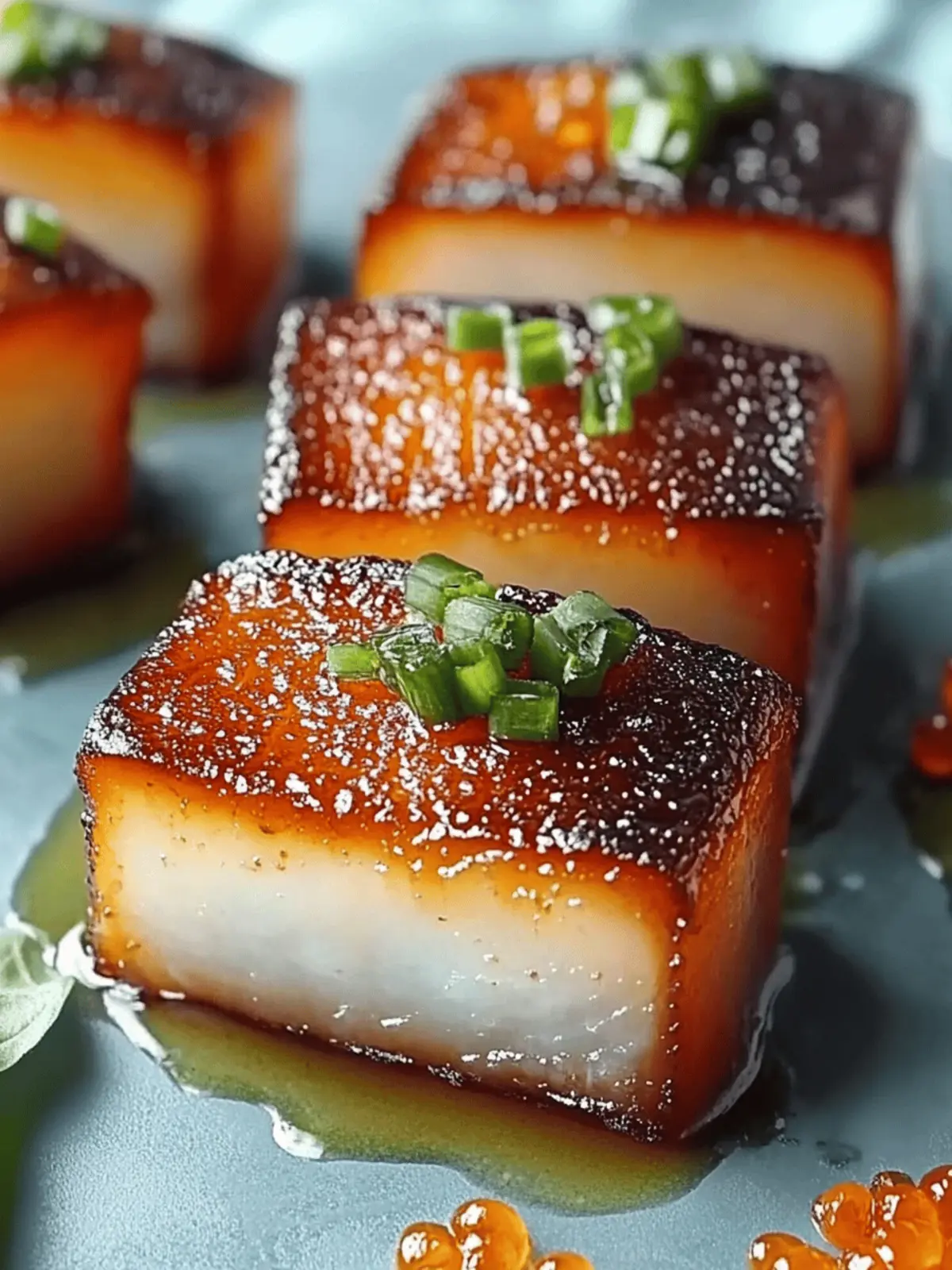 Karamellisierter Honig-Schweinebauch