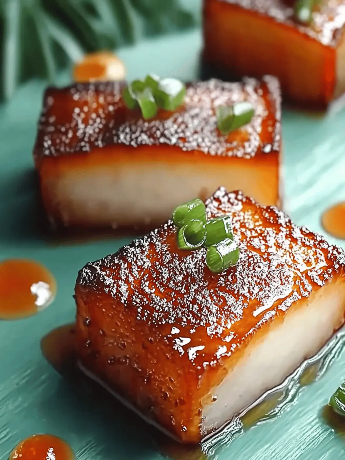 Karamellisierter Honig-Schweinebauch