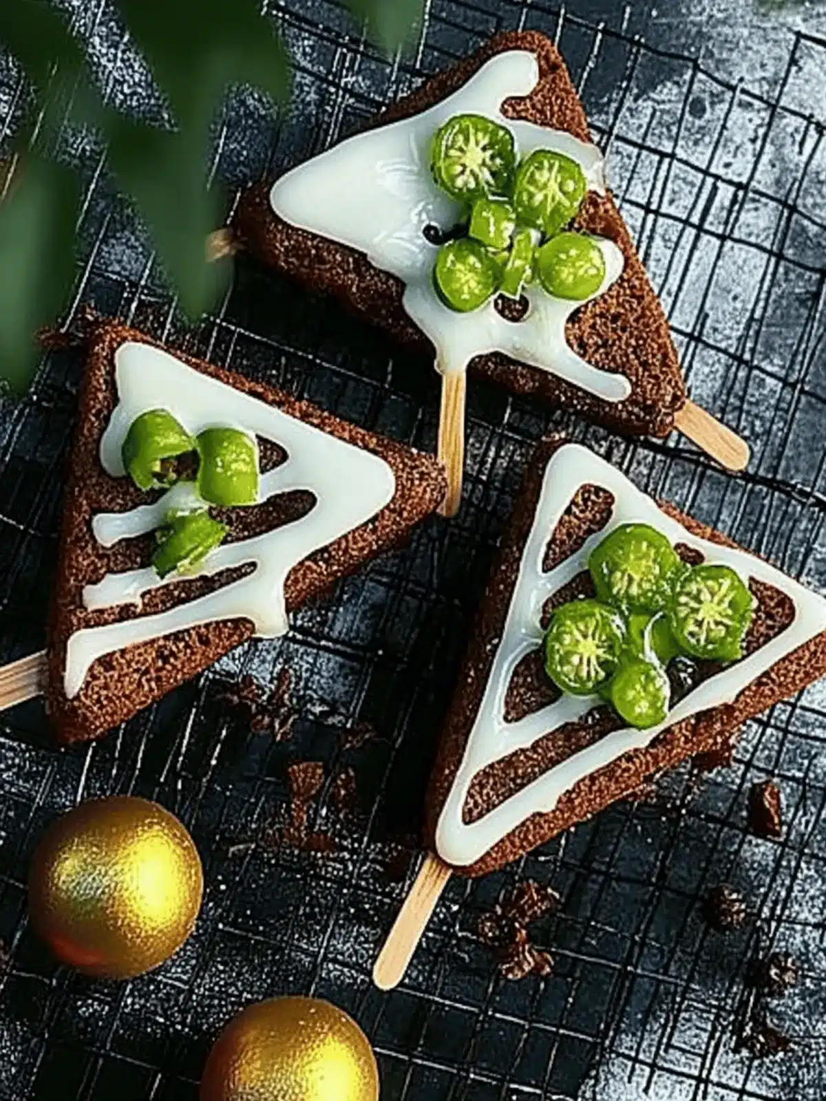 Tannenbaum-Brownies für festlichen Genuss 2 Tannenbaum-Brownies