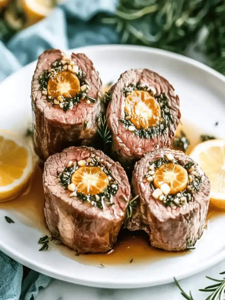 Beste gefüllte Rinderfilet zu Weihnachten