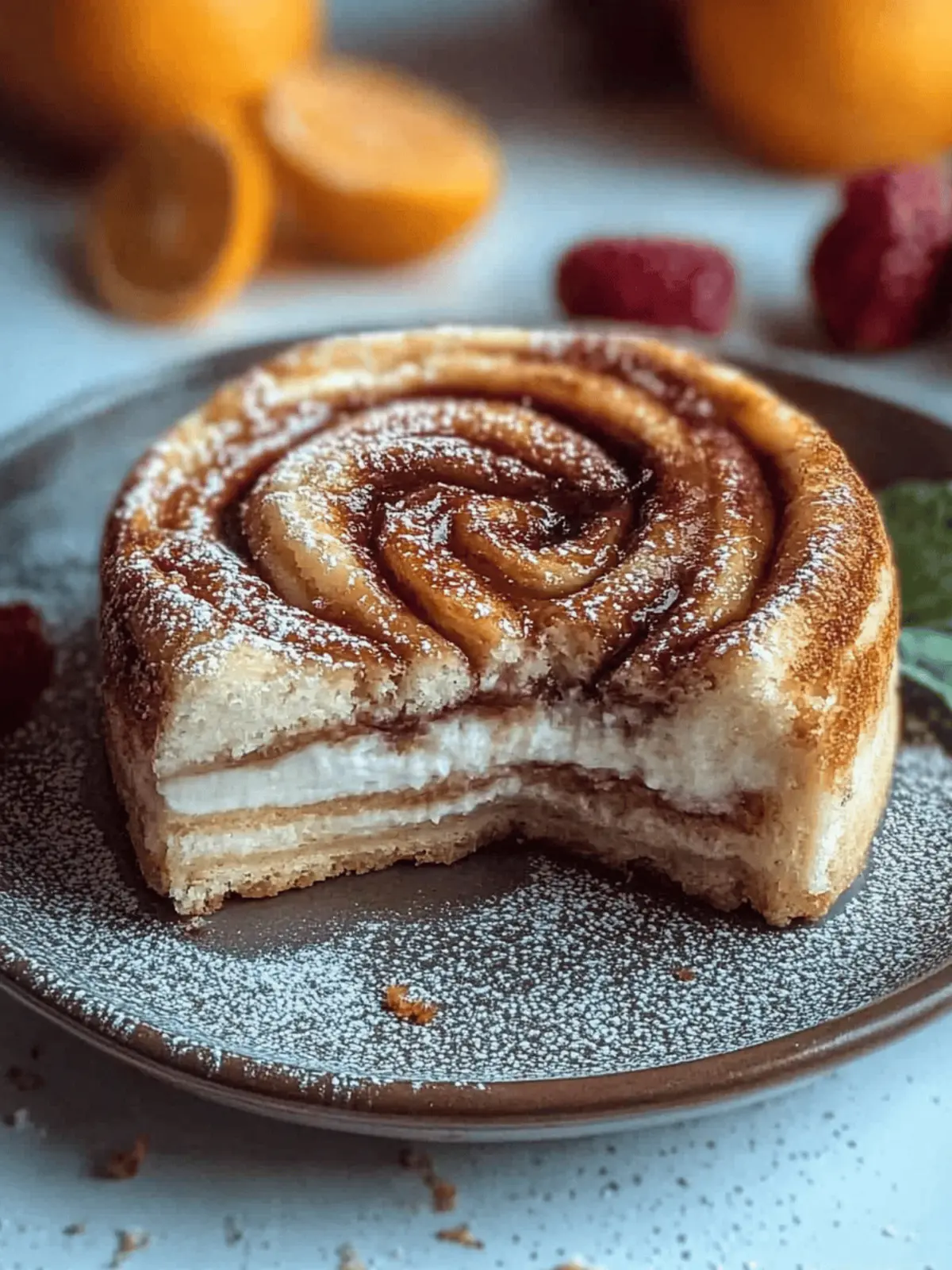 Zimtschnecken-Käsekuchen
