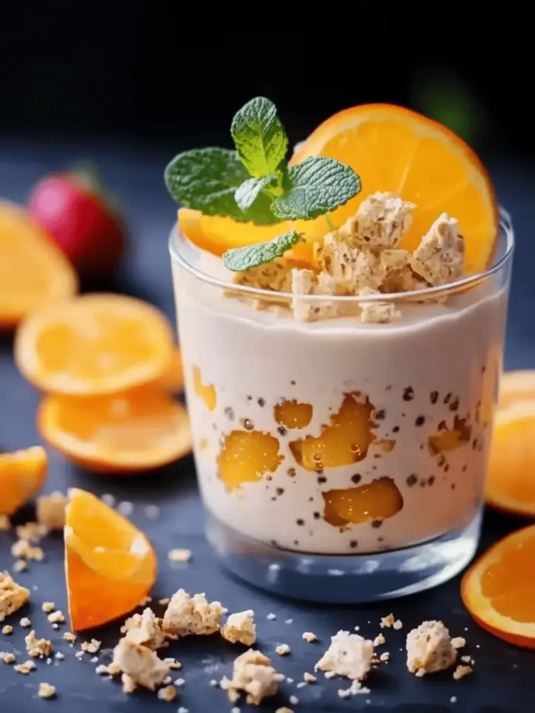 Festliche Spekulatius-Mandarinen-Quark-Creme