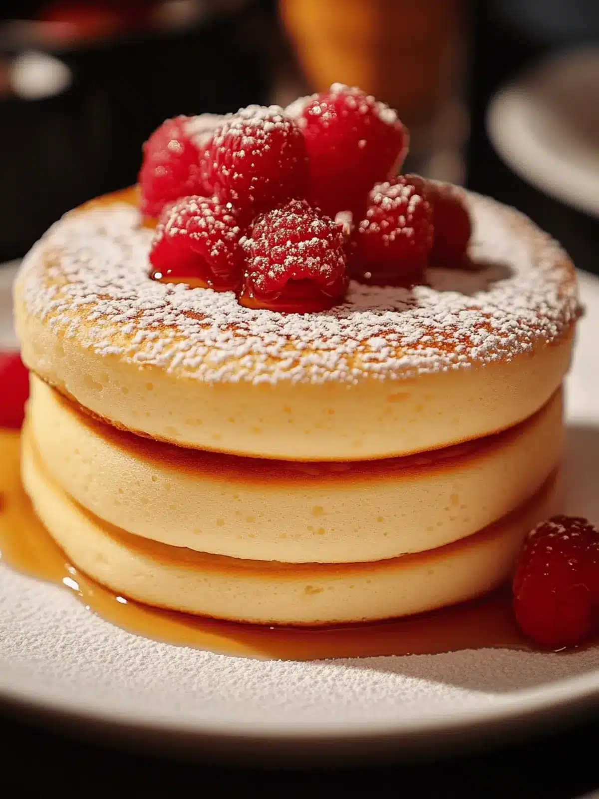 Fluffige japanische Soufflé-Pfannkuchen ganz einfach machen 4 Fluffige japanische Soufflé-Pfannkuchen