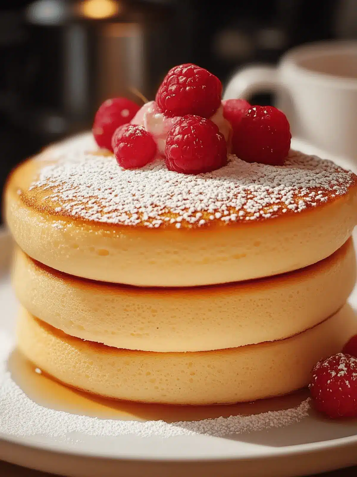 Fluffige japanische Soufflé-Pfannkuchen ganz einfach machen 5 Fluffige japanische Soufflé-Pfannkuchen