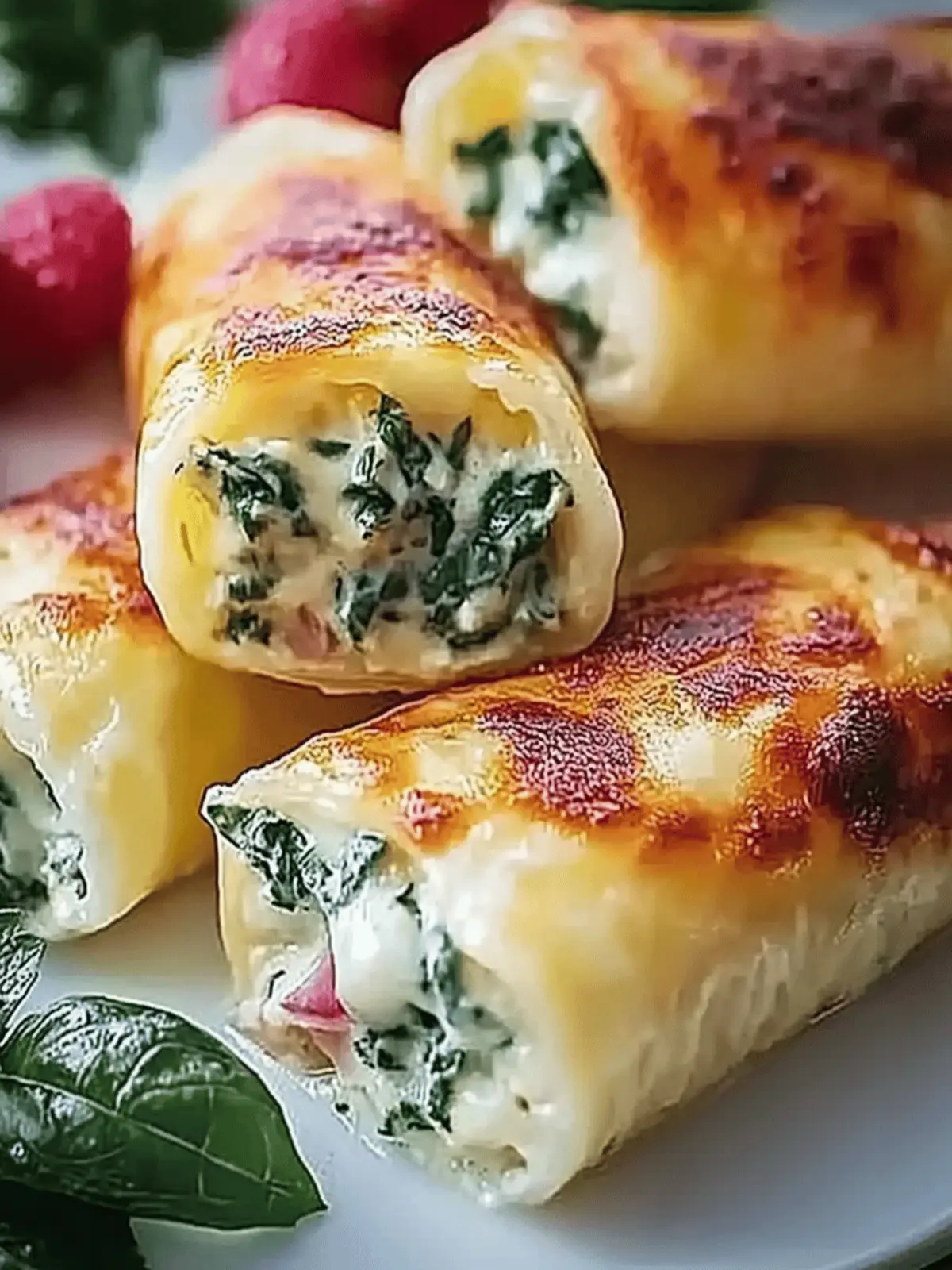 Kartoffelknödel mit Spinat und Frischkäse Genuss 4 Kartoffelknödel mit Spinat und Frischkäse