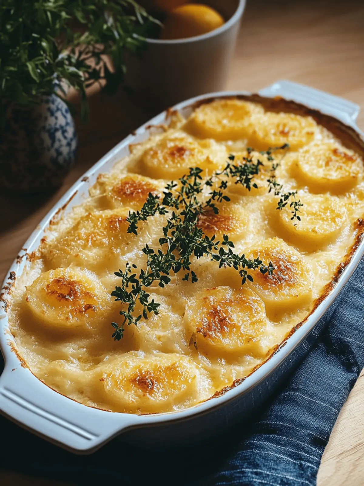 Kohlrabi- und Kartoffelauflauf mit knuspriger Kruste 4 Kohlrabi- und Kartoffelauflauf