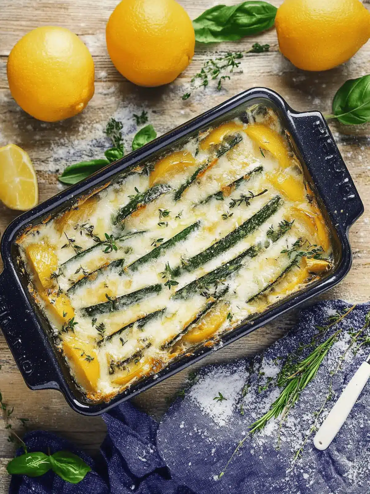 Kartoffel- und Zucchini-Auflauf