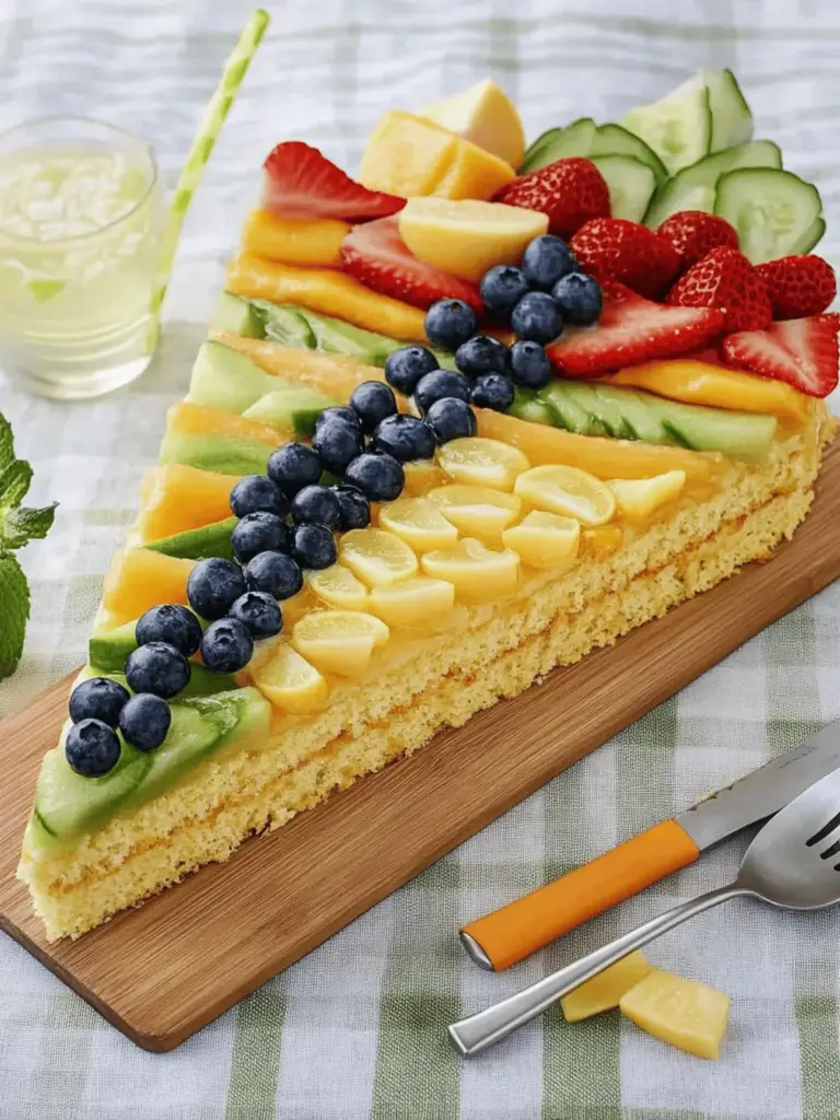 Obstkuchen zum Schulanfang