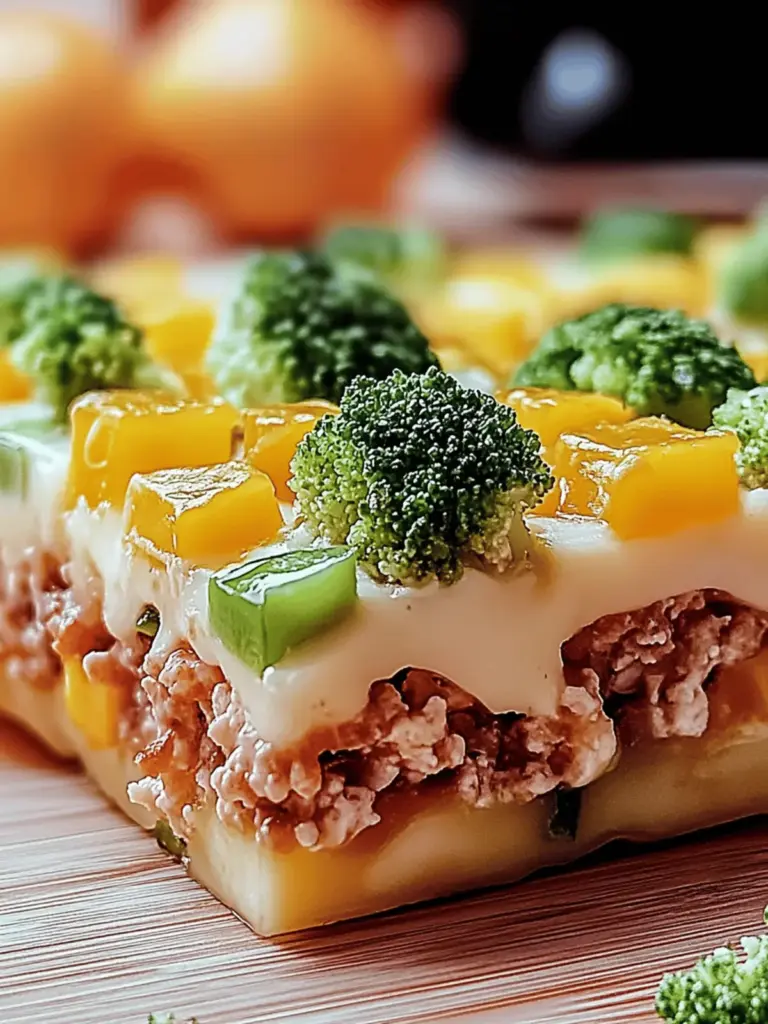 Fitness-Auflauf mit Brokkoli und Hackfleisch