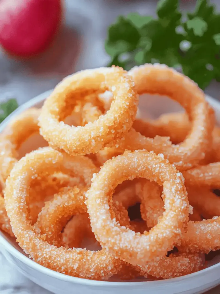Knusprige Airfryer-Zwiebelringe – Delikatesse vom Feinsten