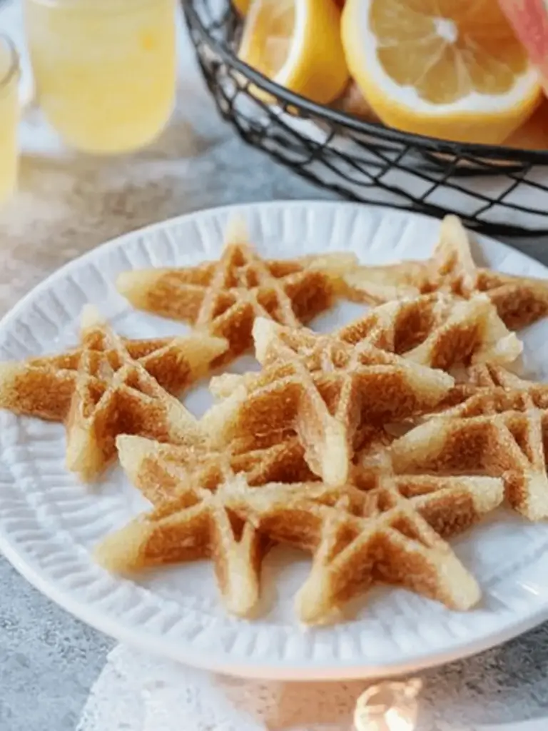 Speculoos-Waffeln für Weihnachten