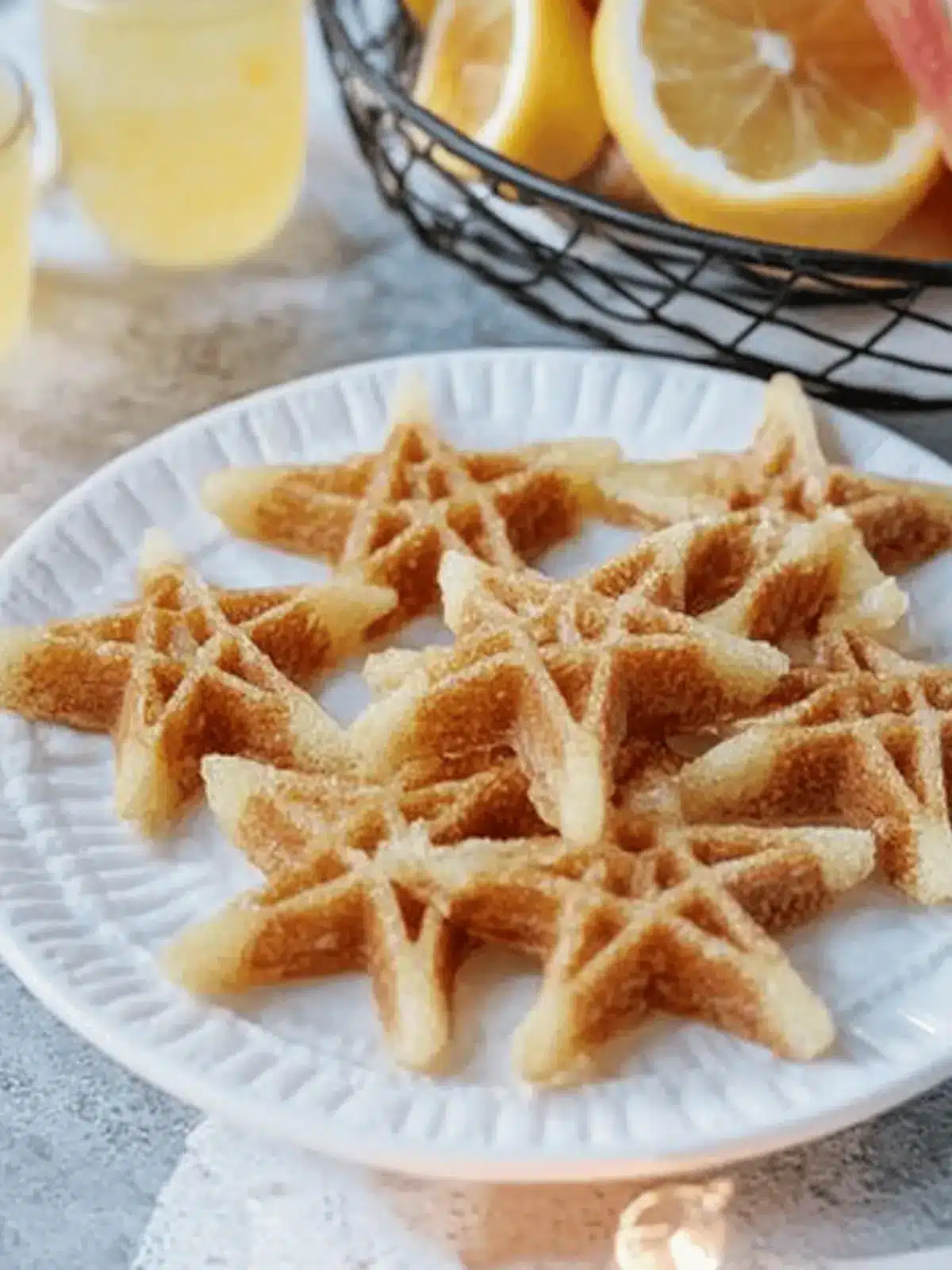 Speculoos-Waffeln für Weihnachten