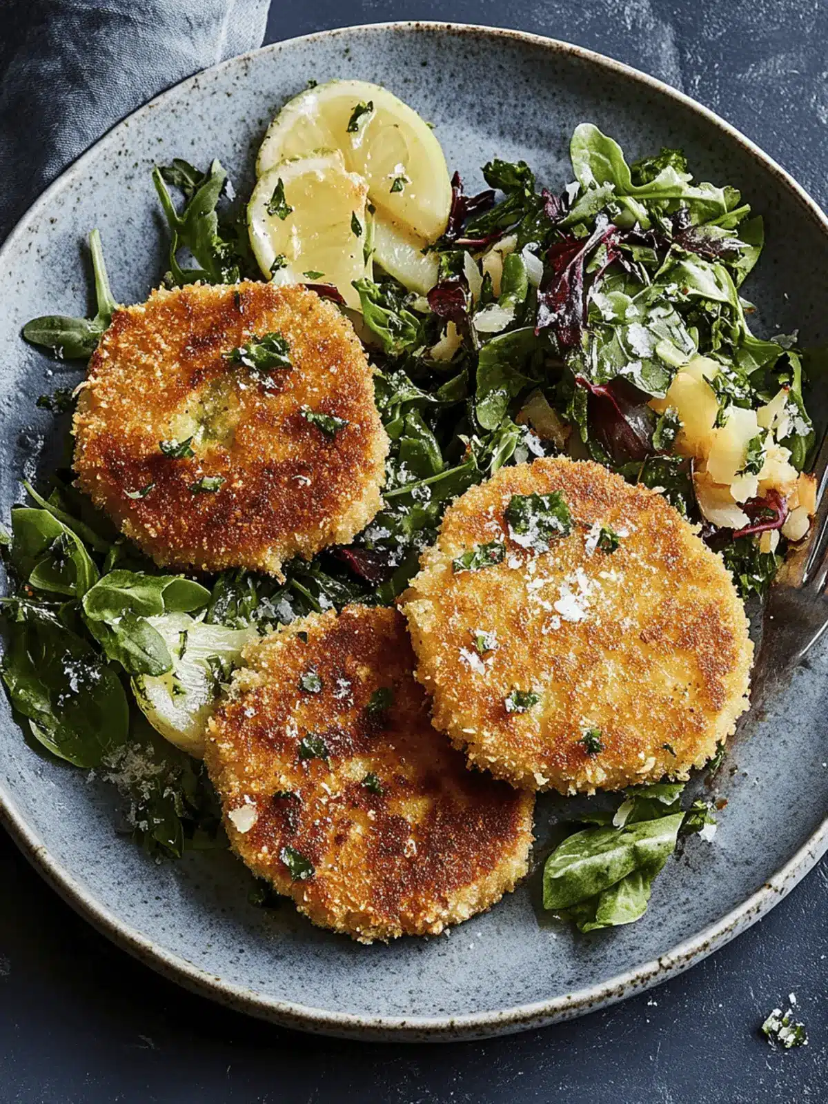 Knusprige Kohlrabi-Schnitzel für Vegetarische Genüsse 2 Knusprige Kohlrabi-Schnitzel