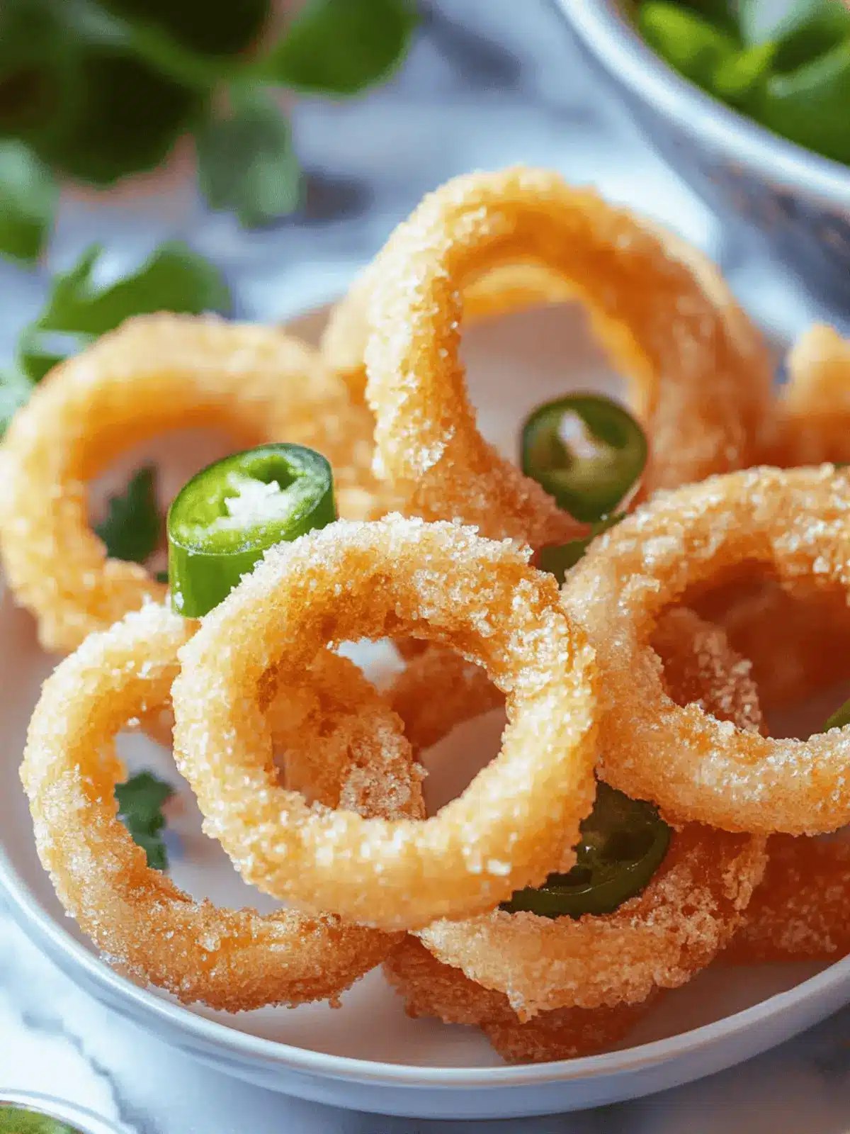 Knusprige Airfryer-Zwiebelringe – Einfach Lecker! 3 Knusprige Airfryer-Zwiebelringe – Delikatesse vom Feinsten