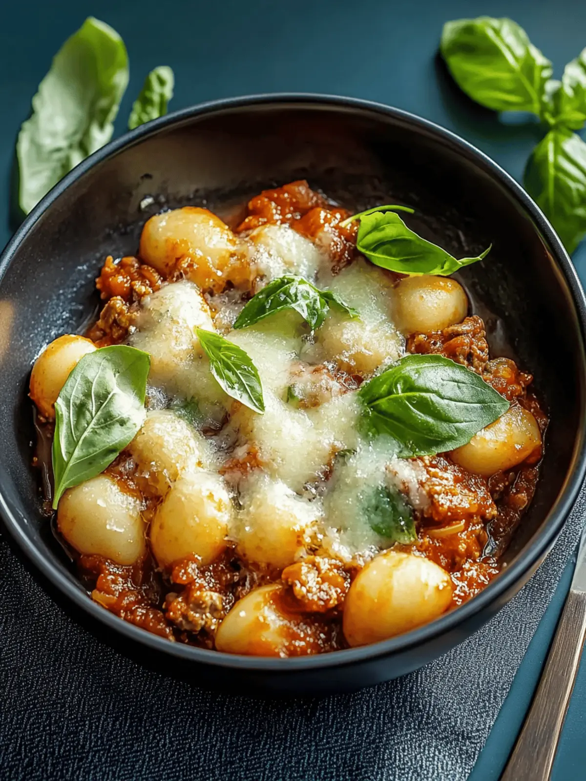 Käse Bolognese Gnocchi Auflauf für Familienfreuden 2 Käse Bolognese Gnocchi Auflauf