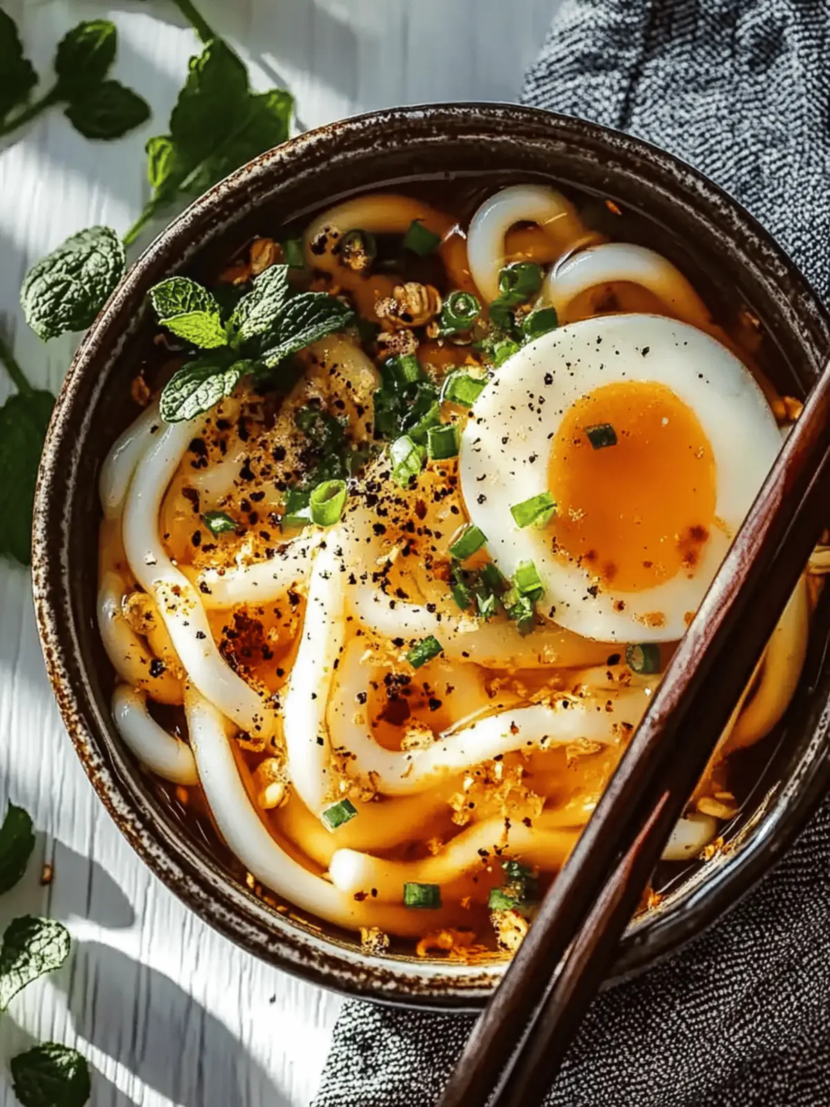 10-Minuten Chiliöl Udon-Nudeln für schnelle Genießer 3 10-Minuten Chiliöl Udon-Nudeln