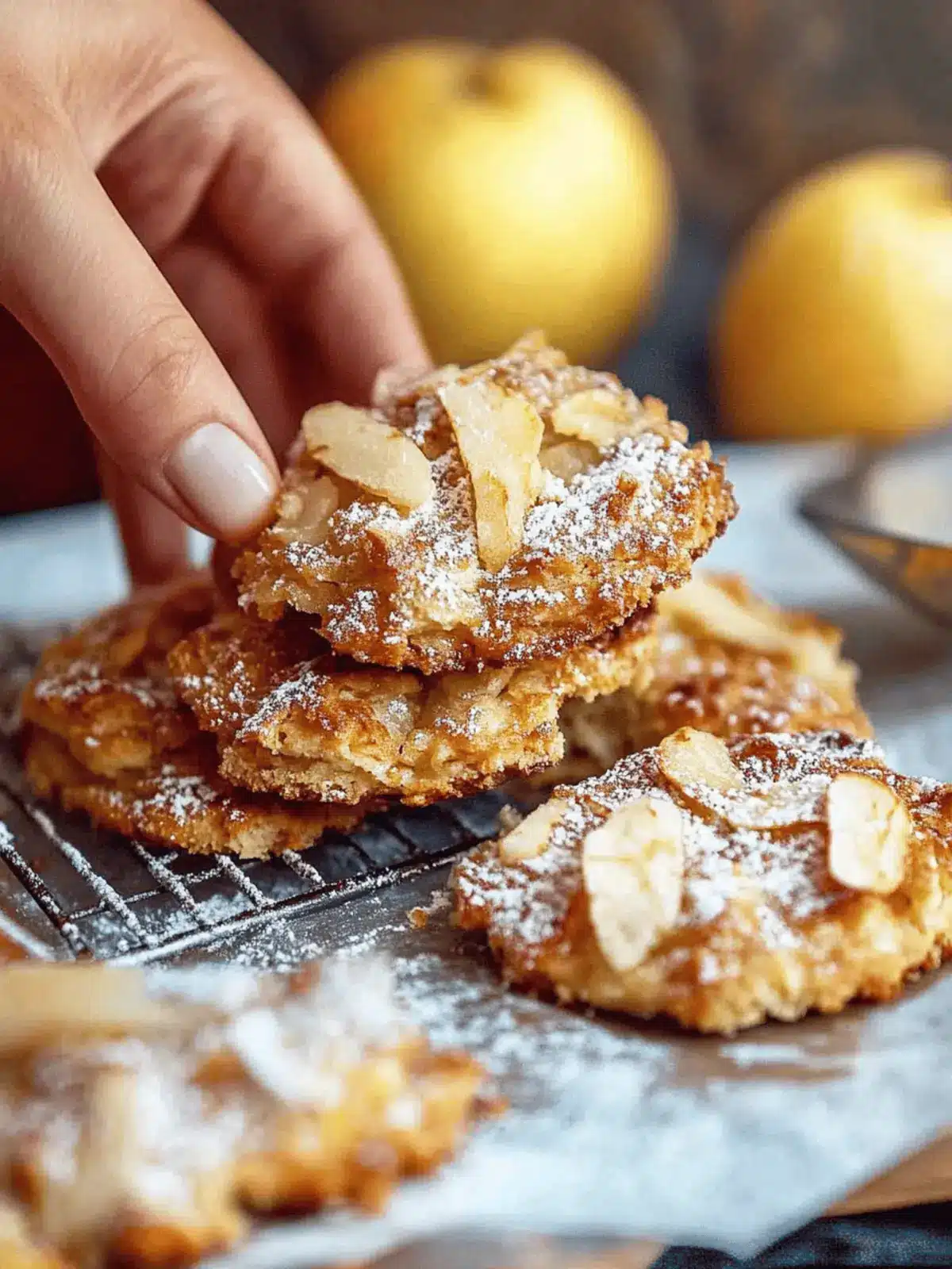 Apfel- und Haferflockenkekse für gesunden Genuss 4 Apfel- und Haferflockenkekse